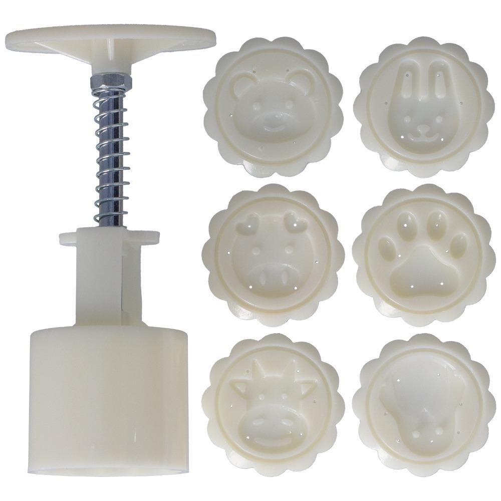 Adjustable Height Mooncake Mold ABS Hand Press Mold Cookie Press Mooncake Making