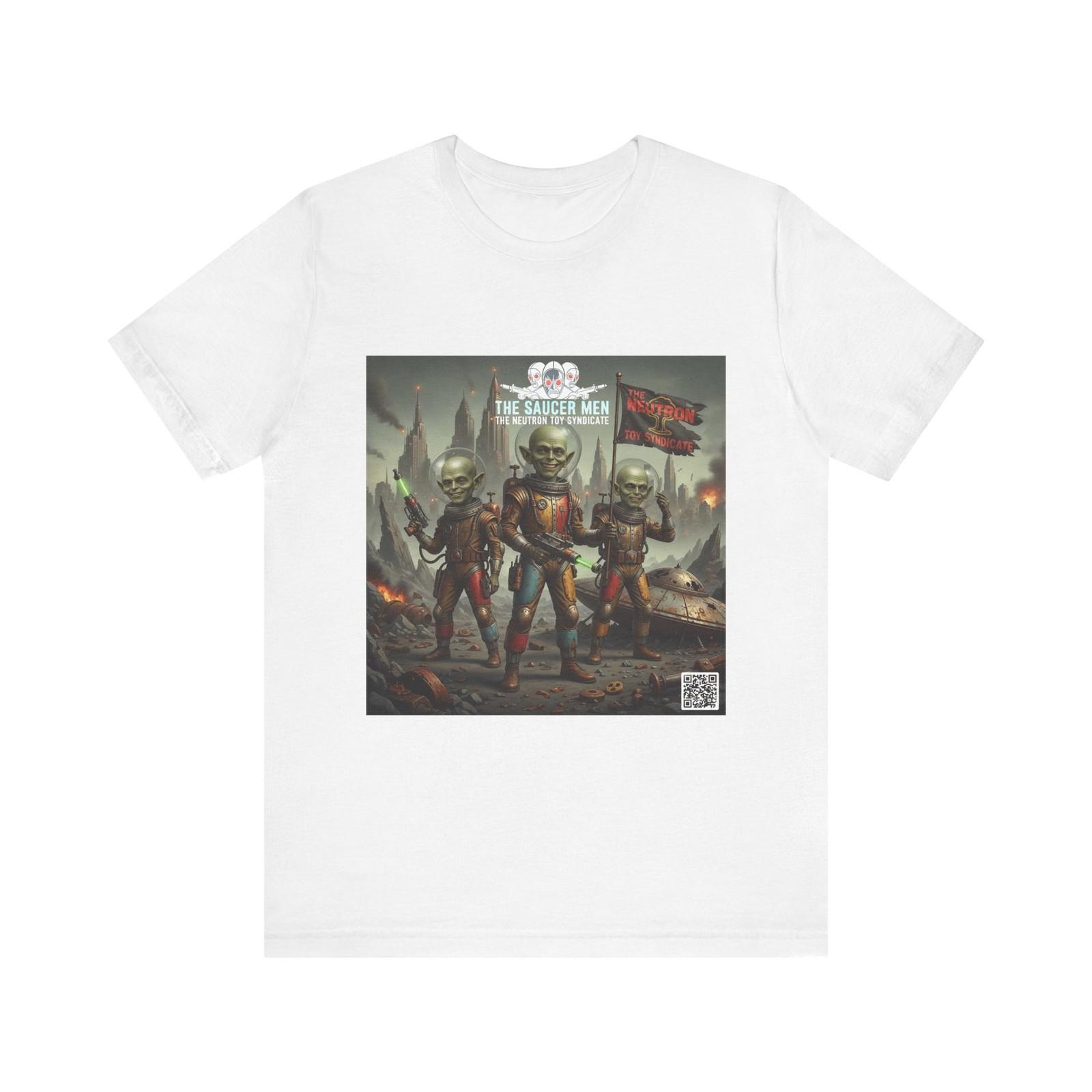 Alien Warrior Graphic Tee, Cool Sci-Fi Shirt, Unisex T-shirt, Gift for [...] S разноцветный