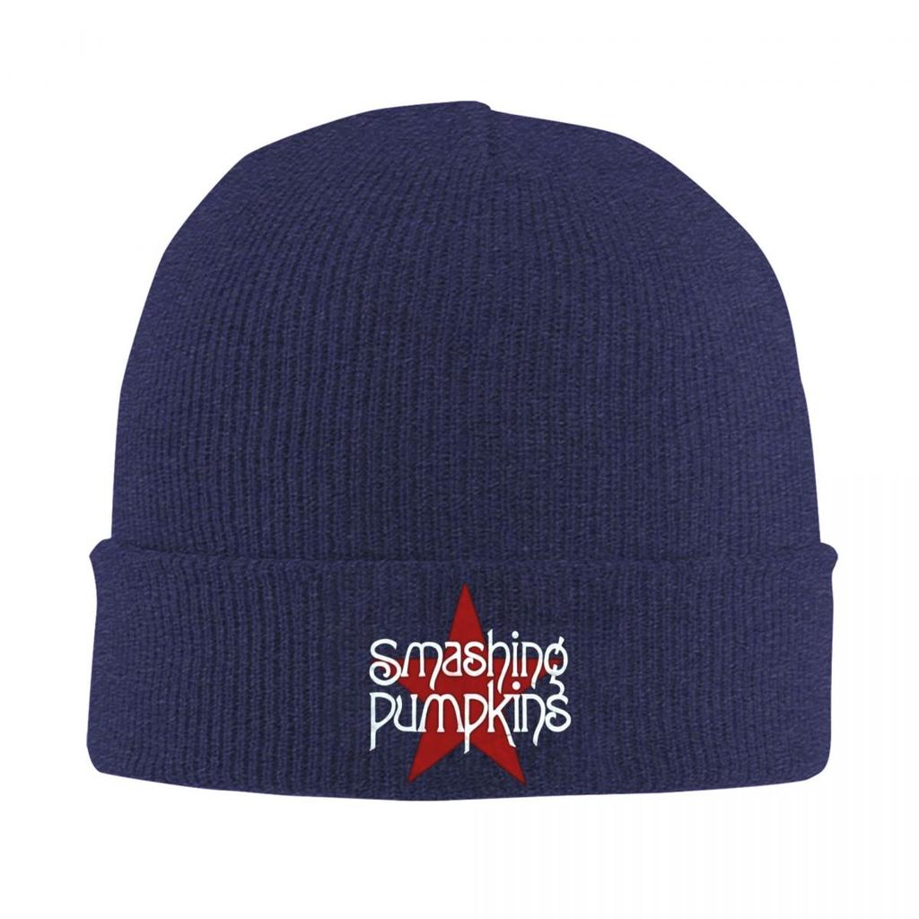 Smashing Pumpkins Warm Knitted Cap Winter Knit Bonnet Hat Skullies Beanies Hip Hop Caps for Unisex