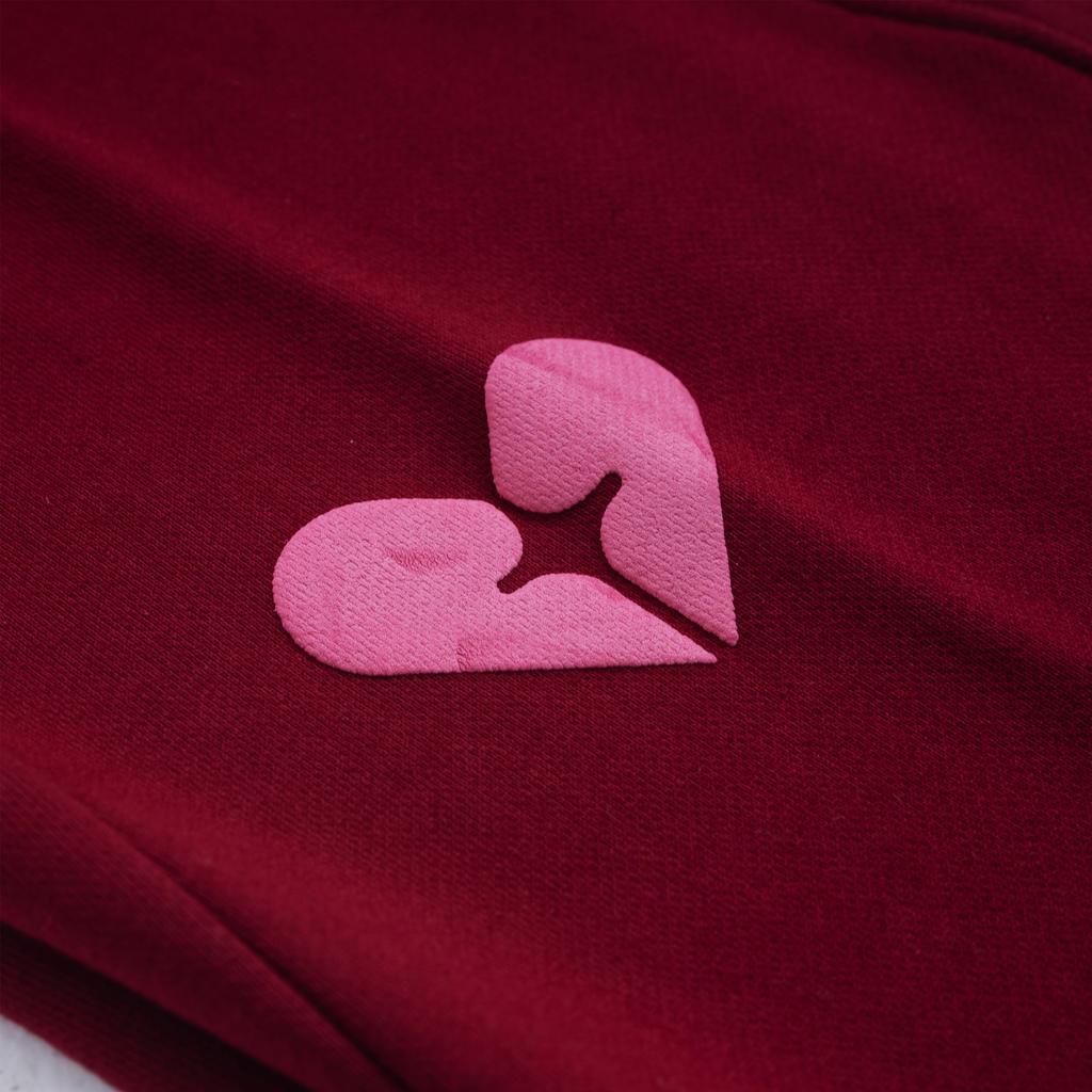 Hetelo Original Heavyweight Sweat Pants_Burgundy