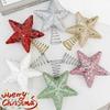 Christmas Tree Top Star Decoration Shiny Unique Christmas Star Topper Christmas Tree Hanging Ornament DIY Party Decor Pendant 7
