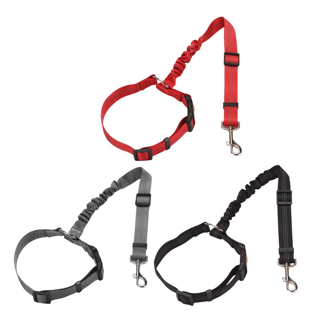 Pet Car Seat BeltAdjustable Dog Cat Car Seat Leash Reflective Design