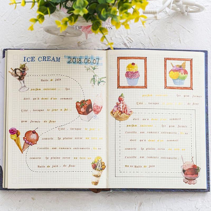 50pcs/box Ice Cream Paper Seal Stickers Scrapbooking DIY Diary Album Labels T Ao 50pcs/box Ice Cream Paper Seal Stickers Scrapbooking DIY Diary Album Labels T Ao