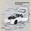 LYZRC New 1:24 Mazda RX7-FC Large Car Model Ornament Simulation Alloy Car Children's Toy Car Sports Car Genuine Collection Boy Gift