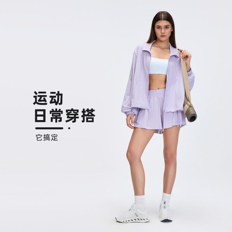 Spring new sports casual stand-up collar jacket women's loose and versatile long-sleeved sports fitness clothing top