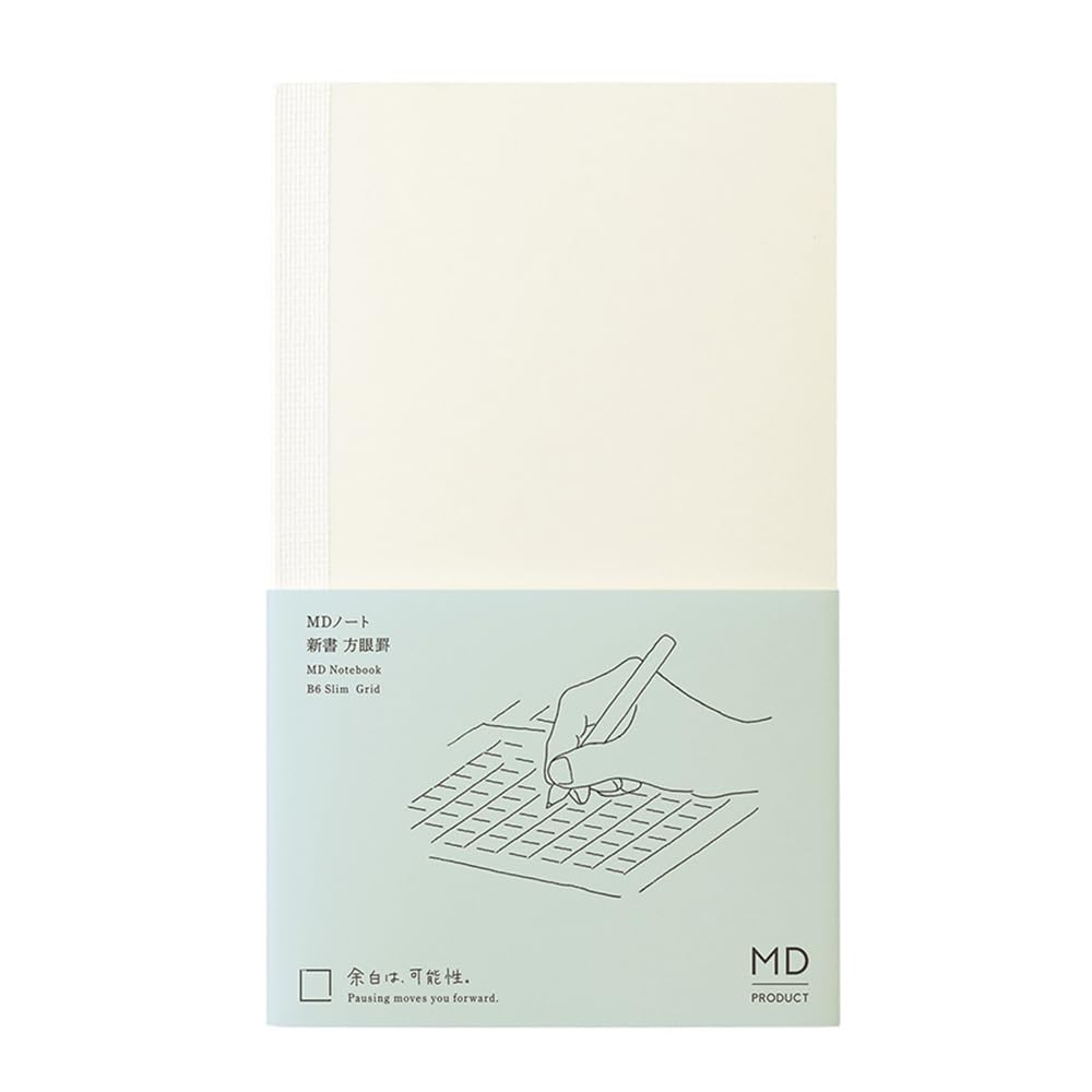 DESIGNPHIL MIDORI MD Notebook B6 Grid Ruled - New Size 15382006