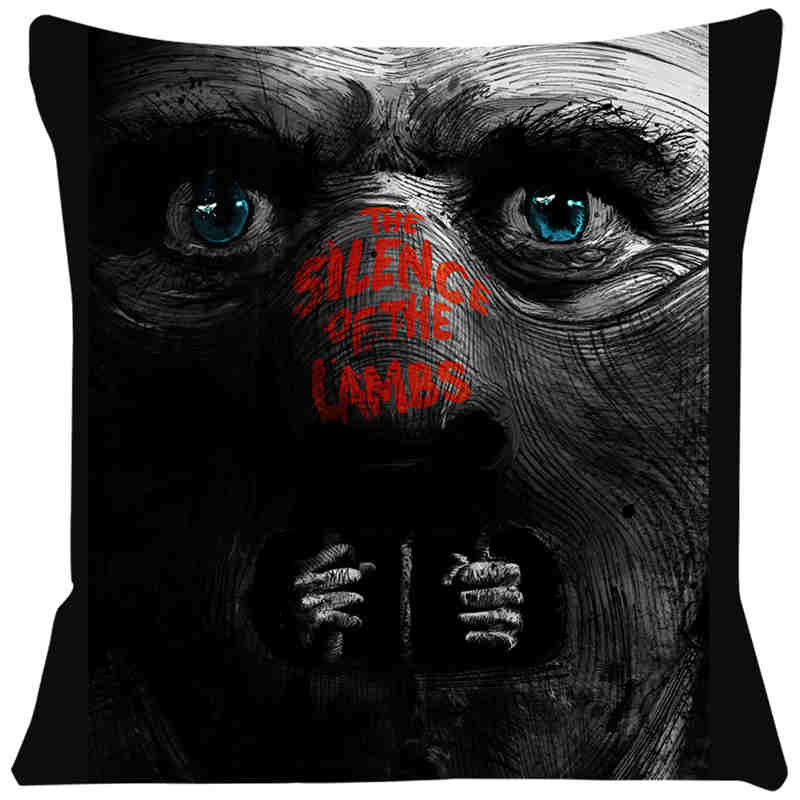 Horrorfilm Kissenbezug Wohnzimmer Szenenbilder Kissen für Stühle Kissenhülle Heimdekorationskissen für Sofa Kissenbezug 235