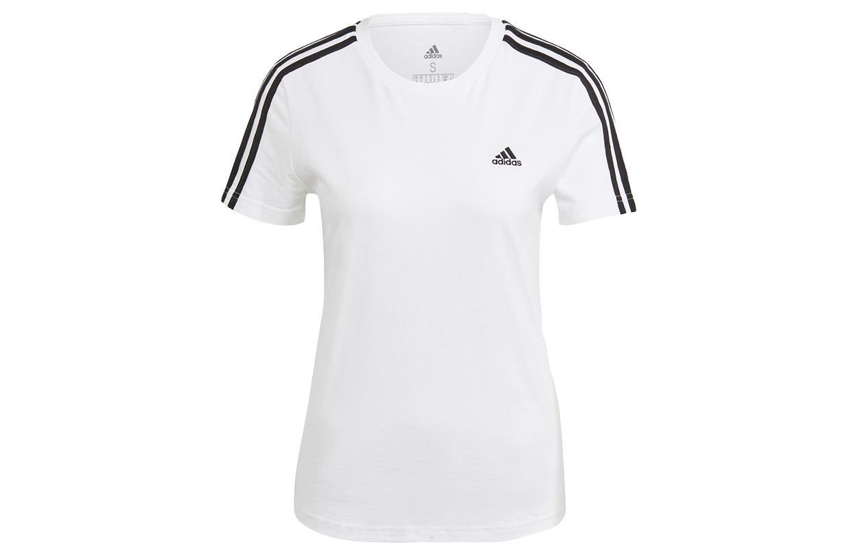 Adidas ESSENTIALS Set in Sleeve T Shirt Women s White GL0783 S