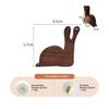 1pcs New Wooden Hook Creative Nordic Cute Animal Hook Wall Hanging Coat Hook Home Decoration Solid Wood Hook Kitchen Accessories