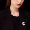 Metal Butterfly Brooch High-End Luxury Accessory Fashionable Retro Corsage Clothing Pin Anti-Exposure Jewelry