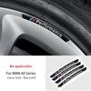4pcs Aluminium Alloy Car Wheel Hub Perfomance M Sticker for BMW E46 E90 F30 F10 X5 X3 Series 1 3 G30 G01 G20 F11 Car Accessories