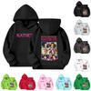 Children's Long-sleeved Loose Pullover Letter-printed Hooded Sweatshirt