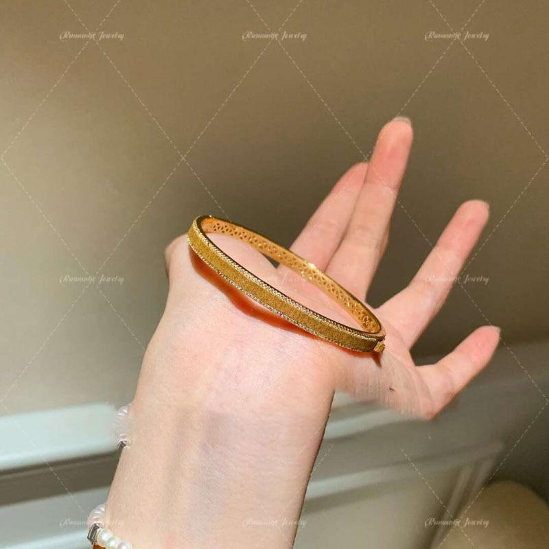 Vintage Medieval Italian Buchi Style Premium Brushed Mobius Bracelet Twisted Rope Diamond Stacked Wear Jewelry