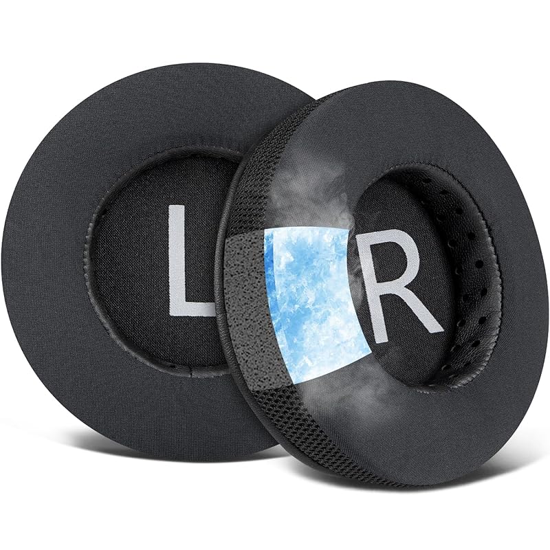 

SOULWIT cooling gel pad ear pads for Audio Technica Compatible with