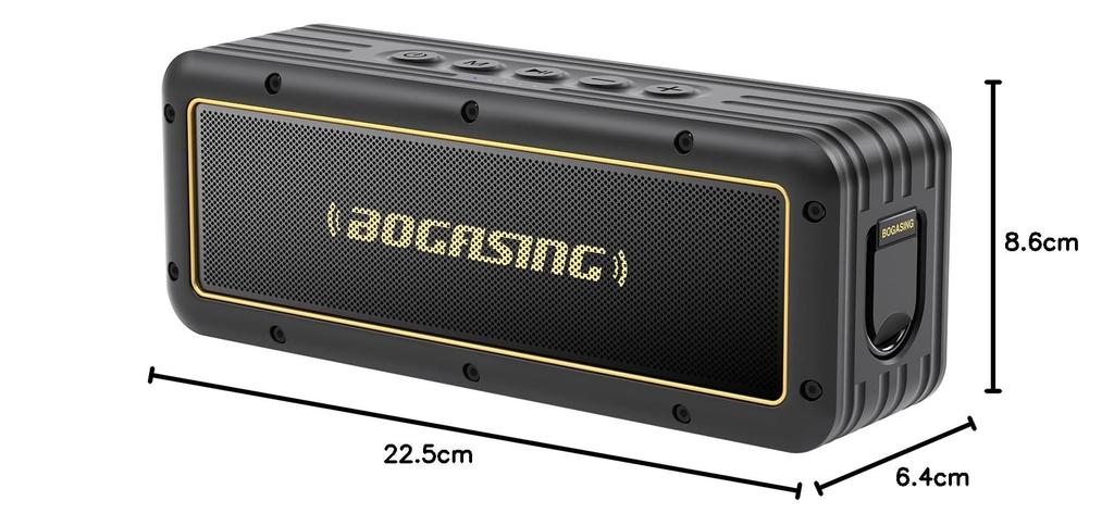 BOGASING G4 Portable Bluetooth 50W Sound Speaker, Powerful, High-Volume