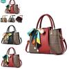 Stylish Vintage Stripe Pattern Medium Tote Bag For Women Perfect For Moms With Dual Shoulder Straps