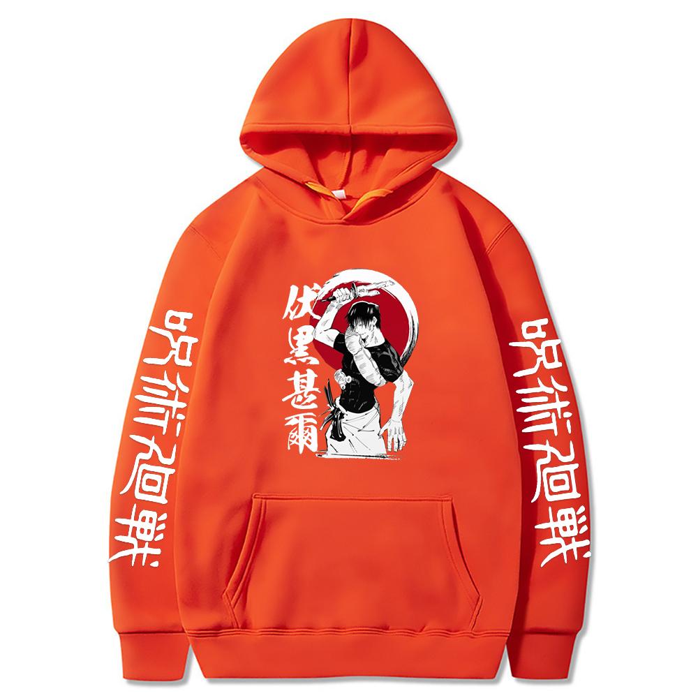 Harajuku Hot Anime Jujutsu Kaisen Hoodie Clothing Men Women Kawaii Toji Fushiguro Manga Cartoon Spring Loose Casual Sweatshirts Tops