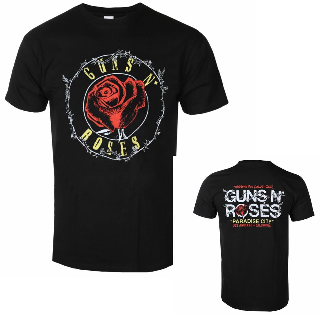Best Summer Guns N Roses Graphic Cotton Tshirt Unisex Summer Short Sleeve Fashion Brand Tee Luxury Casual Vintage Tees