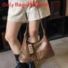 Retro Single Shoulder Bag For Women With Pu Material And Large Capacity For Daily Commute