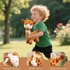Giraffe Plush Toy, 30 Cm, Multicolor Soft Stuffed Animal, Baby Soothing Doll, Kids Gift