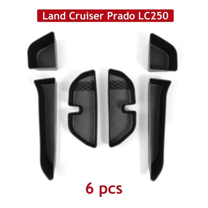 For Toyota Land Cruiser Prado 250 LC250 2026 2025 2024 Car Door Gate Slot Storage Box Interior Accessories