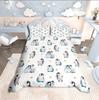 Homewish Ocean Penguin Duvet Cover SetSea Animal For Teens Bedding SetMarine Wildlife Decor