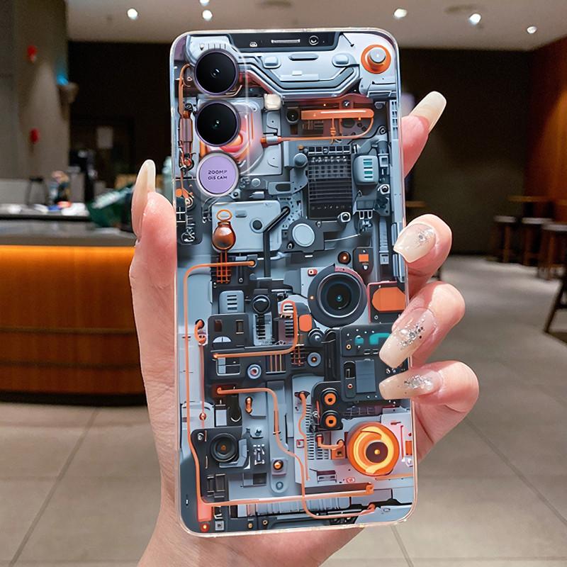 Casing For Vivo V70 FE V70FE 5G V2550 Phone Case Aesthetic Luxury Cute Cool Boys Girls Soft Silicone Transparent TPU Cover Shell