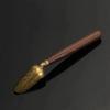 WIKHOSTAR Teelöffel Ebenholz Teelöffel Massivholz Retro Kreative Teeschaufel KongFu Teezeremonie Zubehör Japanische Chado Werkzeuge
