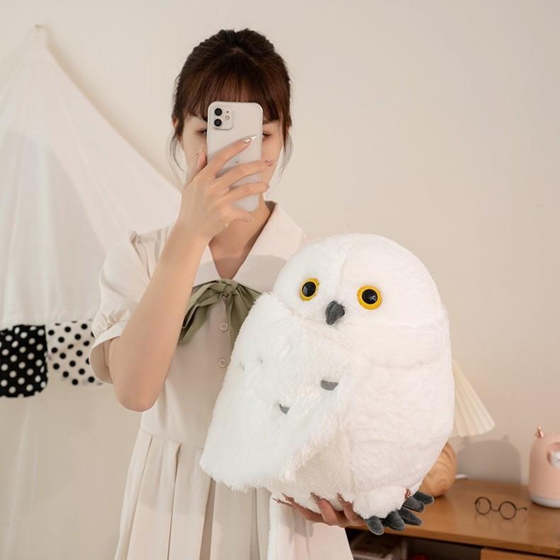 Harry Hedwig Potter Plush Toy Owl Stuffed Doll Animal Decorations Kids Gift