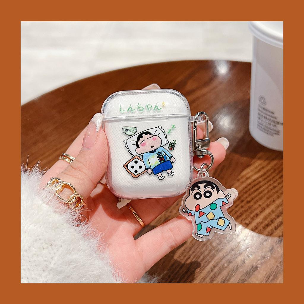 Cartoon AirPods1/1st generation Apple earphone case Pro1st generation Bluetooth earphone case Transparent earphone case Soft