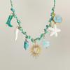 Bestselling Summer Starfish Pearl Heart Pendant Necklace