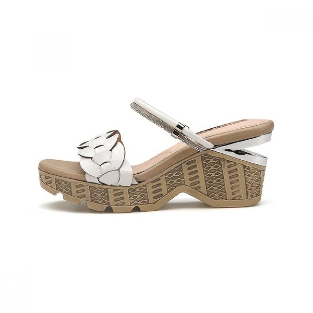 Misope Women Woven Height Increase Sandal 8cm 012224023