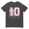 10th Birthday Girl Pink Coquette Bow 10 Year Old Aesthetic Tshirt