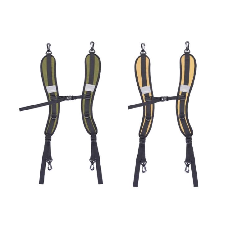 2pcs Regulable Length Shoulder Straps Replacement Portables Shoulder Straps for Outdoor Sports Equipment