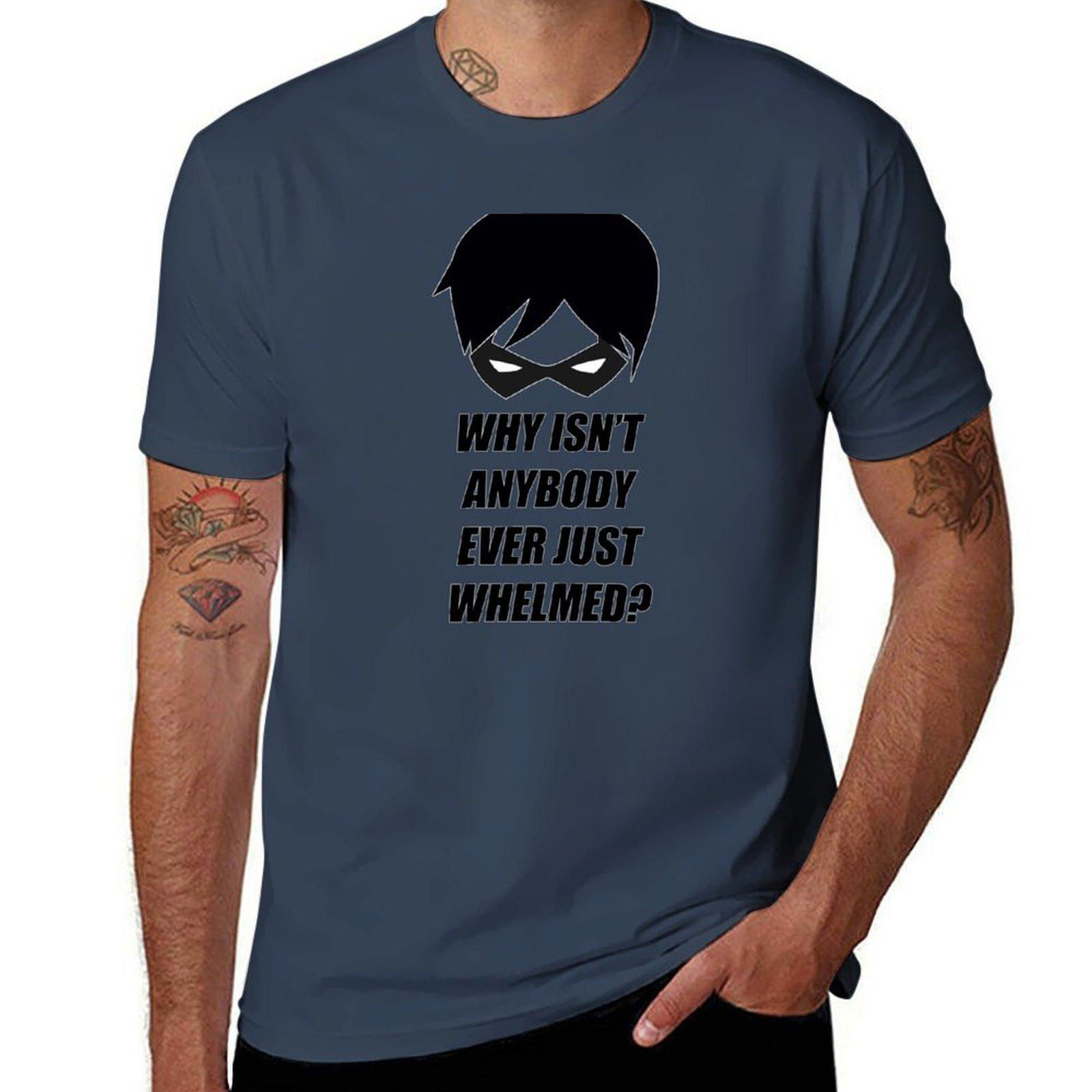 Whelmed Tshirt Classic Print Short Sleeve Shirt S