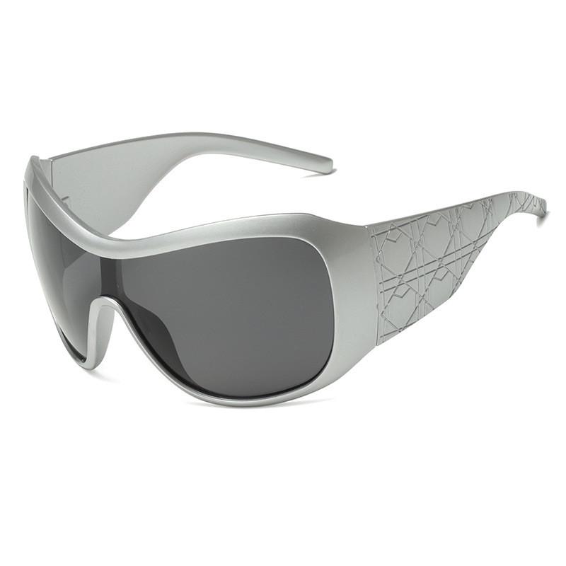 Oversized Cat Eye Sunglasses With Uv400 Polarized Pc Frames For Fashion And Travel