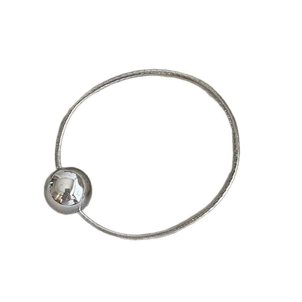 10pcs Korean Headbands Set Ball Shape Hair Rope Fashion Ponytail Hair Rings  For Women Girls