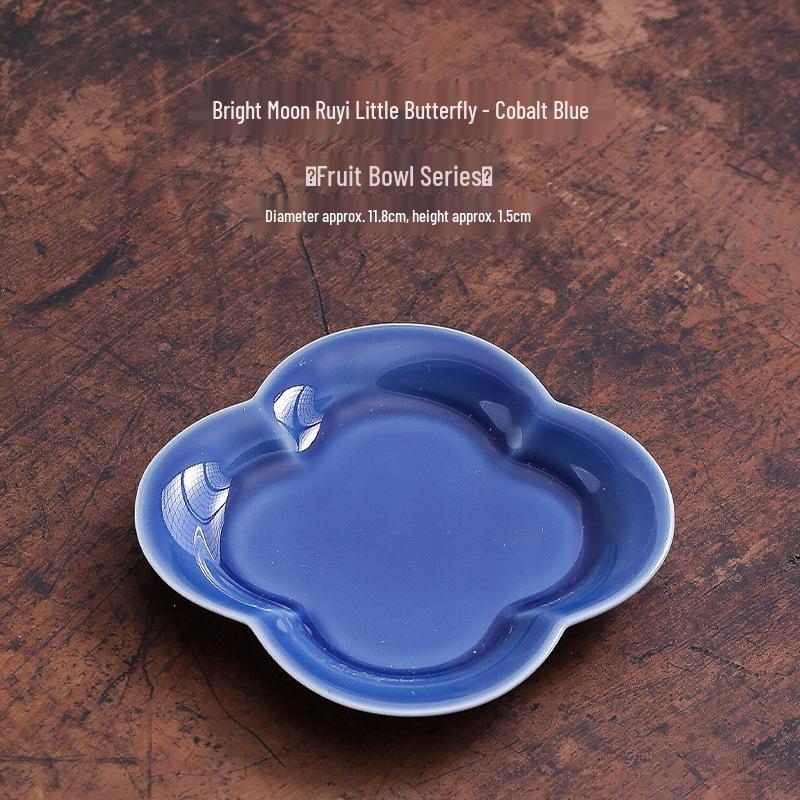 Creative Ceramic Dessert & Snack Plate - Perfect for Tea, Pastries, Moon Cakes, and More