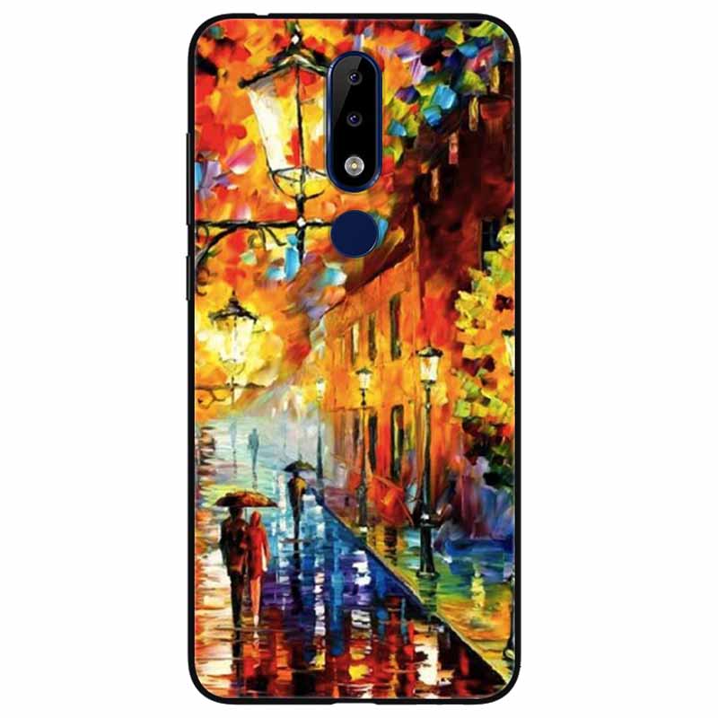 For Nokia 5.1 Plus Case Soft Silicone Cartoon Fashion TPU Phone Cases for Nokia X5 Cover 5.1Plus Cute for NokiaX5 Protective