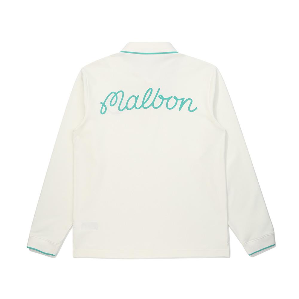 MALBON GOLF Basic Pq Polo Shirt Off White (Man)
