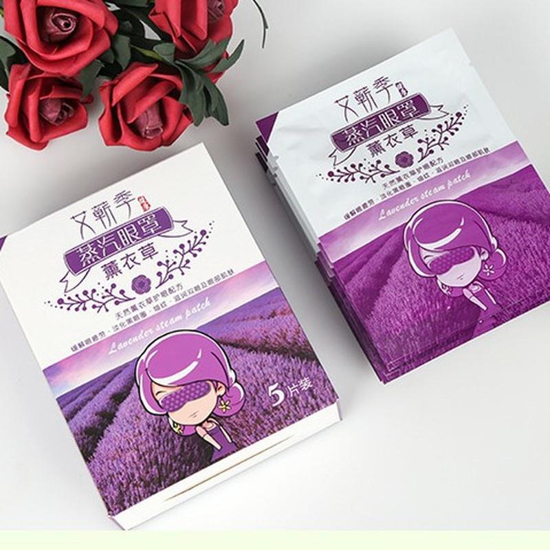 5 Stück/Box Dampf-Augenmaske Selbsterwärmend Warme Kompresse Dampf-Augenmaske Lindert Müdigkeit Augenentspannung Spa Besserer Schlaf Reise Heimzubehör