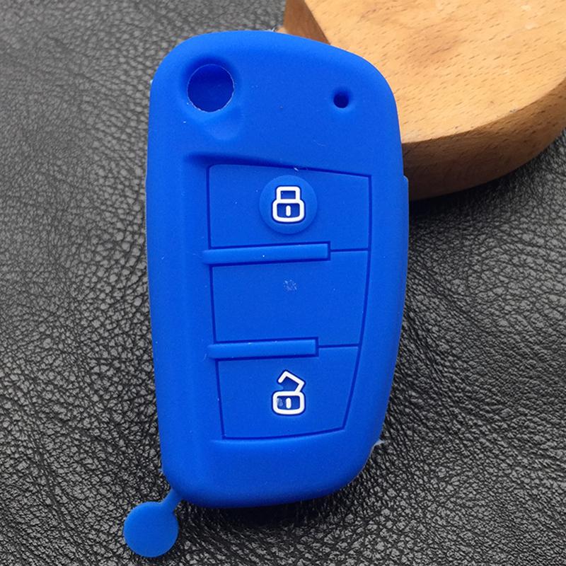 Silicone car key cover  case For JAC Refine M3 A13 A13RS V7 T6  2 button Folding Key