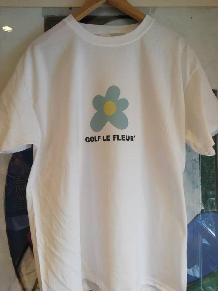Tyler The Creator Golf Le Fleur Футболки Цветок Синяя Унисекс Футболка S