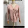 Women S V Neck Solid Color Loose Knit Cardigan Sweater Coat