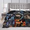 Soft Blanket Travel Office Leon Kennedy Throw Blanket Aesthetic  Bedspread For Bedroom