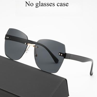 5PCS Rimless Sunglasses Gradient Lenses UV Protection Frameless Shades Vintage Korean Style Sun Glasses for Women Men