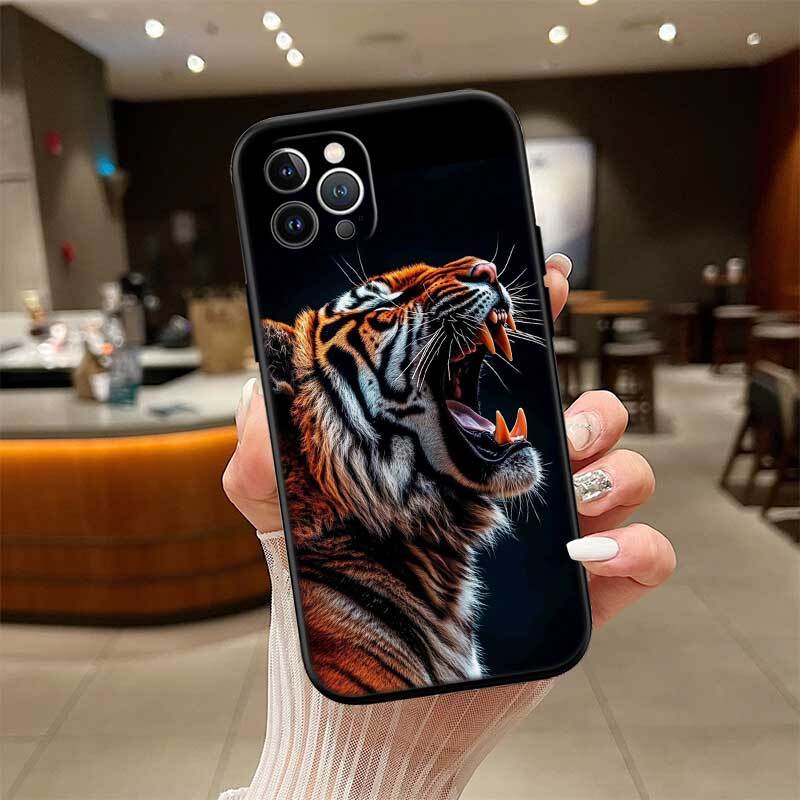 Animal Tiger Phone Case for Redmi Note 12 12S 12C 13 13C 13R 14 14S 14R 14C 11A 13X A3 A3X A4 A5 Pro Max Plus