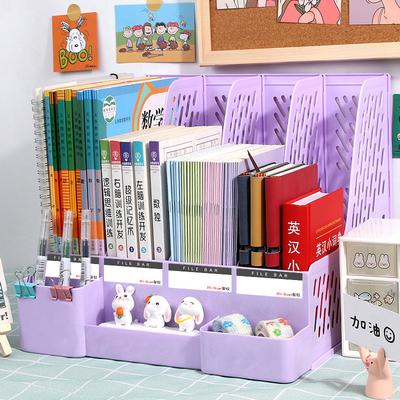 Detachable Large Capacity File Frame Odorless File Storage Box Divided Office File Storage Rack Student Only