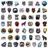 10 30 50Pcs Cartoon Wind Wolf Sticker Animal Suitcase Diy Toys Skateboard Luggage Motorcycle Kid Boy Decals Graffiti Stickers F5