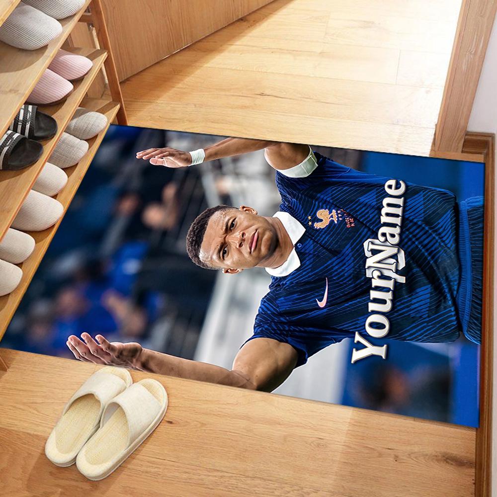 Mbappe 220 Customized Name Carpet Suitable for Decorate Room Playrooms Entryway Outdoor Anti-slip Rug Office Home Decor